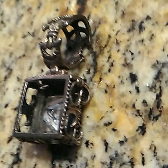 SILPADA Sterling Silver CZ Uptown Pendant Sparkle Nice! - Picture 9 of 10